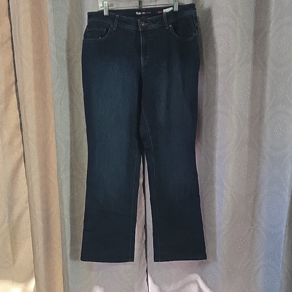 Style & Co. Women's Deep Indigo Boot Cut Jeans